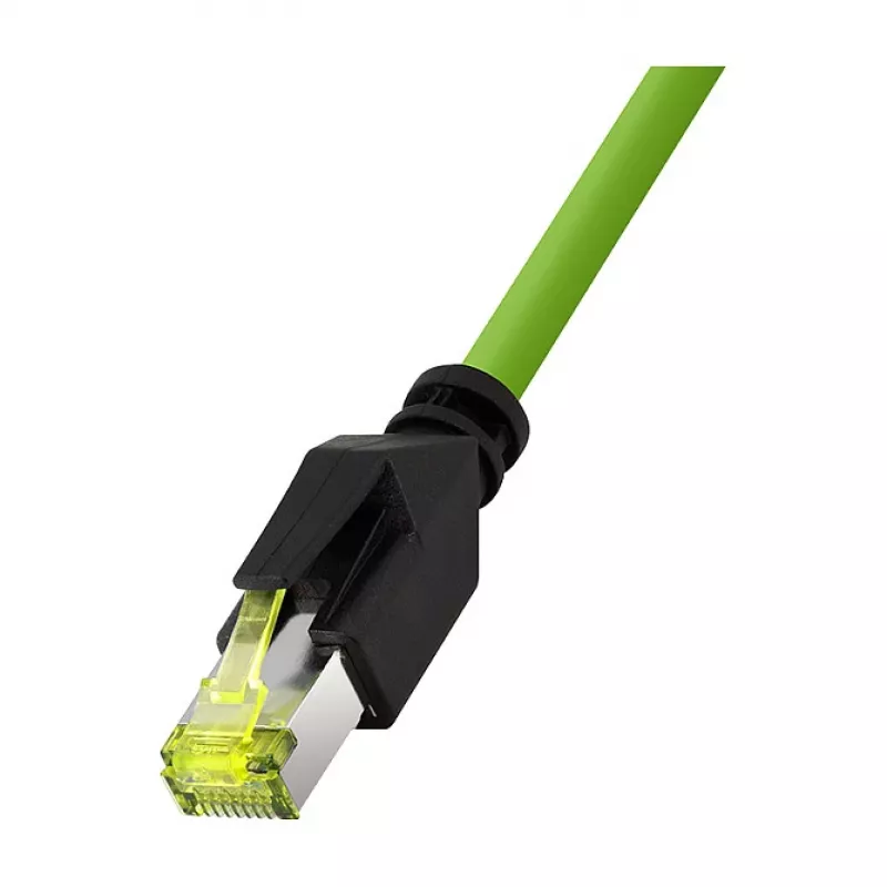 LOGILINK M12 CAT6A Industrial Patchkabel, PUR, M12 X-kodiert auf RJ45, 0,25 m