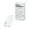Logilink Mobile Power Bank, LiPo, 10000 mAh, USB-C in/out, Weiß