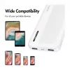Logilink Mobile Power Bank, LiPo, 10000 mAh, USB-C in/out, Weiß