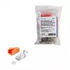 LogiLink Modular Stecker RJ45 Cat.6A STP Pass Through, 10er-Pack