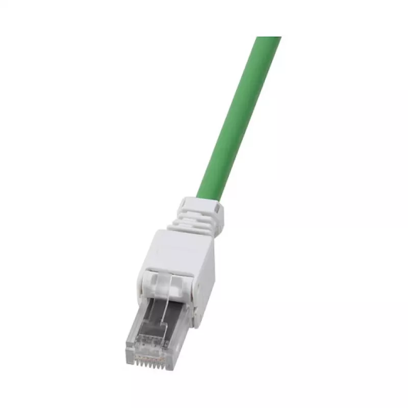 LogiLink Modularer Stecker RJ45 Cat.6A, UTP, werkzeuglos, Weiß