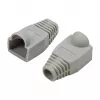 LogiLink Modular RJ45 Plug Cable Boot 6.5mm Grey, 50pcs