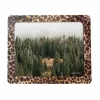 Logilink Mousepad mit Bilderrahmen, Leoparden-Design, extra dünn