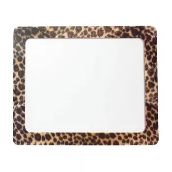 Logilink Mousepad mit Bilderrahmen, Leoparden-Design, extra dünn