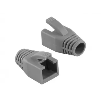 LogiLink MP0035 RJ45 Zugentlastungshülsen, grau, 50er-Pack