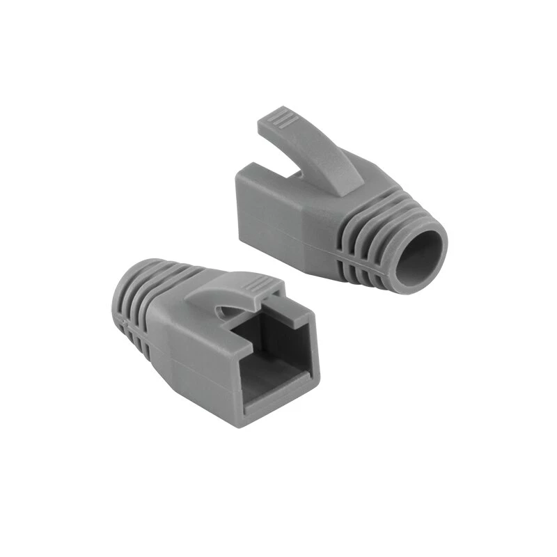 LogiLink MP0035 RJ45 Zugentlastungshülsen, grau, 50er-Pack