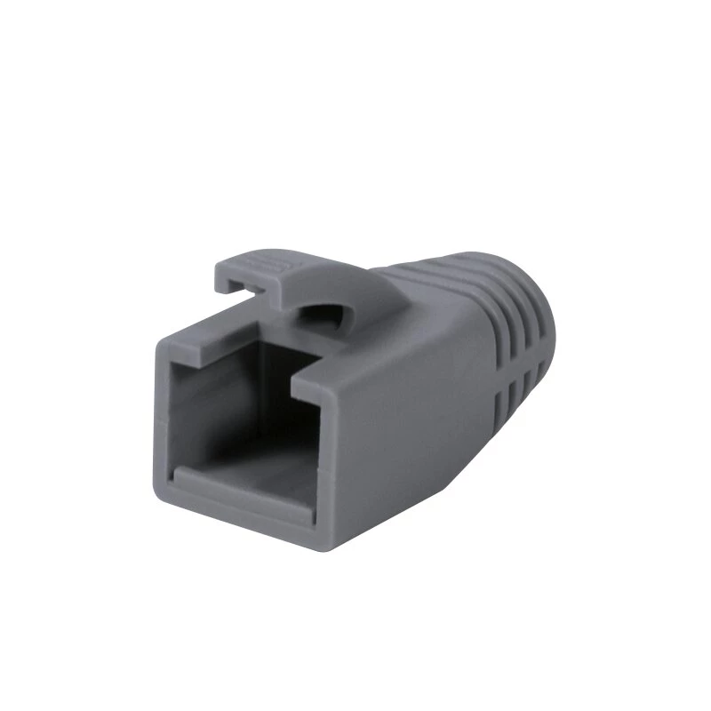 LogiLink MP0035 RJ45 Zugentlastungshülsen, grau, 50er-Pack