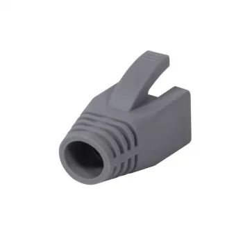 LogiLink MP0035 RJ45 Zugentlastungshülsen, grau, 50er-Pack