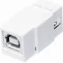LogiLink NK0017 USB 2.0 A Buchse auf B Buchse Flach Weiß Adapter