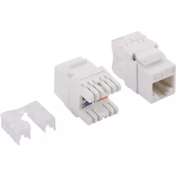 LogiLink NK4005 Cat.6 UTP RJ45 Keystone Jack, Weiß