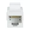LogiLink NK4012W Cat.6 UTP Keystone-Kupplung, 2x RJ45, Weiß