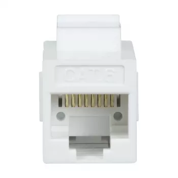 LogiLink NK4012W Cat.6 UTP Keystone-Kupplung, 2x RJ45, Weiß