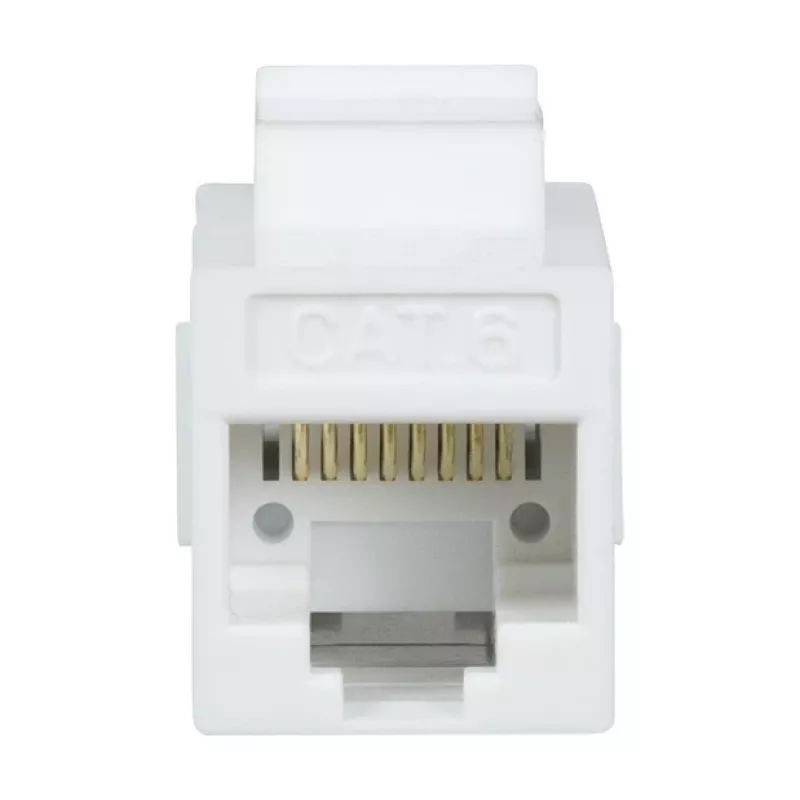 LogiLink NK4012W Cat.6 UTP Keystone-Kupplung, 2x RJ45, Weiß