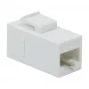 LogiLink NK4012W Cat.6 UTP Keystone-Kupplung, 2x RJ45, Weiß