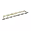 LogiLink NK4039 Keystone Patchpanel, 24 Ports, 0,5HE, geschirmt, grau - 19 Zoll Rackmontage