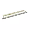 LogiLink NK4039 Keystone Patchpanel, 24 Ports, 0,5HE, geschirmt, grau - 19 Zoll Rackmontage
