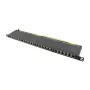 Logilink NP0063 24-Port Cat6A STP Patch Panel 19 Zoll 0.5U Black