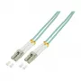 LogiLink OM3 LC/LC Duplex Multimode Glasfaser-Patchkabel 20m Aqua