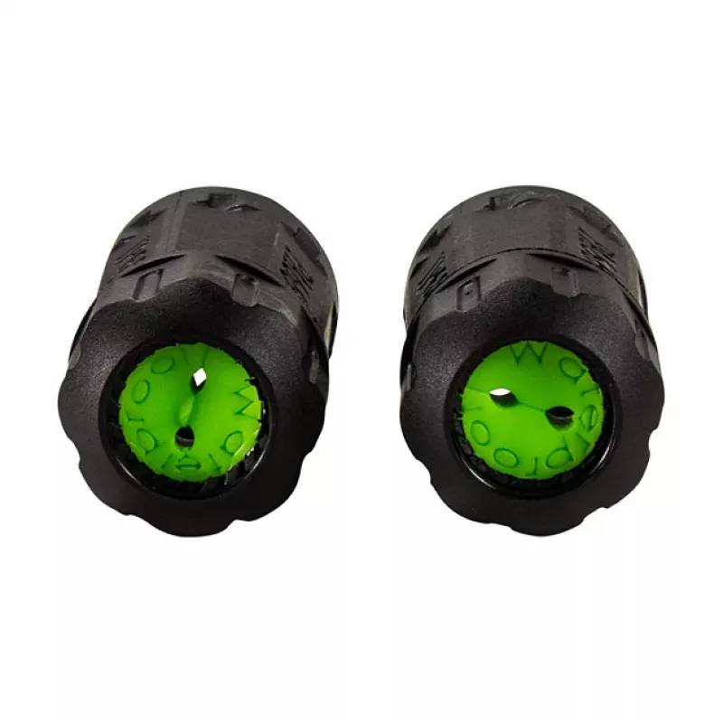 LOGILINK Outdoor Fiber Optic Duplex SC Connector mit 2 Kabelverschraubungen, IP67, Schwarz