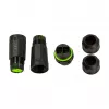 LOGILINK Outdoor Fiber Optic Duplex SC Connector mit 2 Kabelverschraubungen, IP67, Schwarz