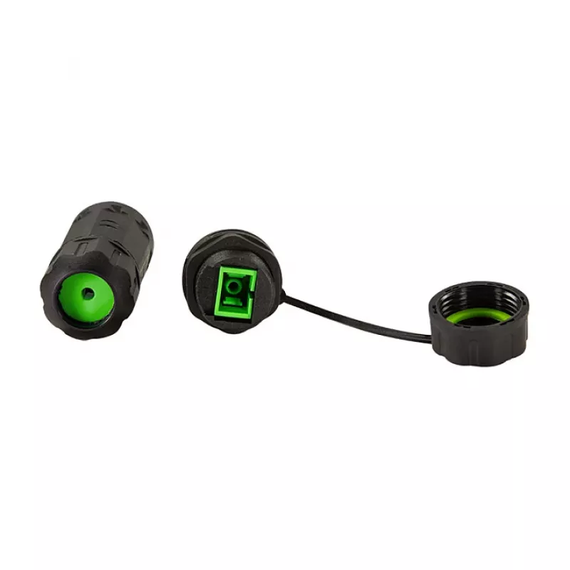 LOGILINK Outdoor Fiber Optic Simplex SC Connector mit Kabelverschraubung und Staubschutzkappe