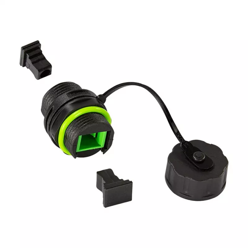 LOGILINK Outdoor Glasfaser Simplex SC Steckverbinder mit Staubschutzkappe