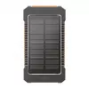 LogiLink PA0321 Solar Power Bank 6000 mAh mit USB-C, IP65, Schwarz