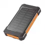 LogiLink PA0321 Solar Power Bank 6000 mAh mit USB-C, IP65, Schwarz