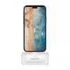 LogiLink PA0349W Mobile Power Bank, 5000 mAh, LiPo, Integrierter klappbarer USB-C-Stecker und USB-C-Anschluss, Weiß