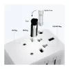 LOGILINK PA0357 USB-A/C Reiseladegerät, 70 W GaN, 4-Port, 2x USB-A (QC), 2x USB-C (PD), Schlank, Weiß