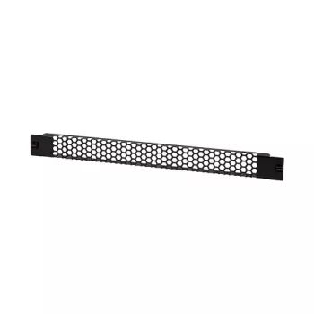 LogiLink PN110B 19 Zoll 1U Belüftetes Rack Panel Schwarz RAL 9005