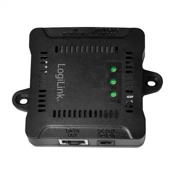 LogiLink POE005 PoE-Splitter, 1-Port Gigabit, 24W max, 5/9/12V DC-Ausgang