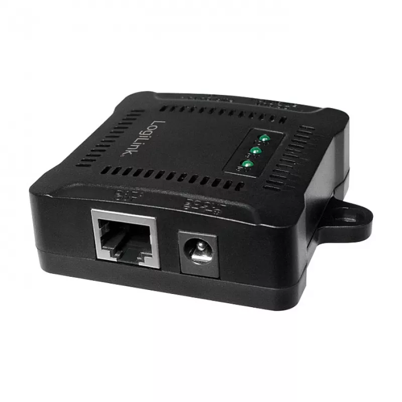 LogiLink POE005 PoE-Splitter, 1-Port Gigabit, 24W max, 5/9/12V DC-Ausgang