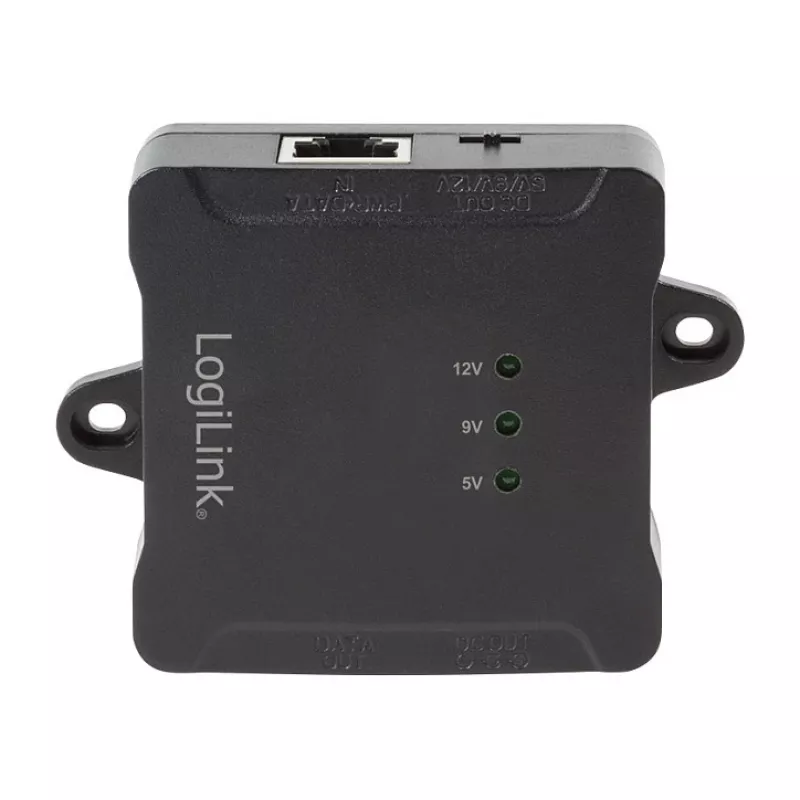 LogiLink POE005 PoE-Splitter, 1-Port Gigabit, 24W max, 5/9/12V DC-Ausgang