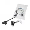 LogiLink Netzkabel Eurostecker CEE 7/16 auf IEC C7 0,75 m Schwarz