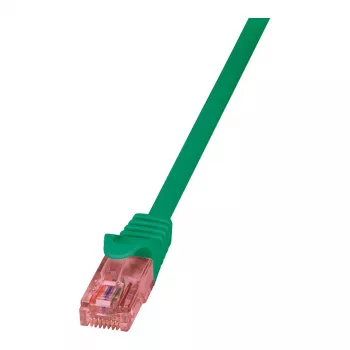 LogiLink PrimeLine Kat.6 U/UTP Kupfer-Patchkabel, 1 m, grün