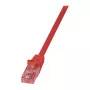 LogiLink PrimeLine Cat.6 U/UTP Patchkabel aus Kupfer, 1 m, Rot