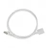 LogiLink Professional CAT 6a S/FTP Patch-Verlängerungskabel, RJ-45 Stecker auf Buchse, 1 m, Weiß, LSZH, Snagless