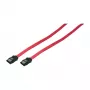 LogiLink SATA III Datenkabel mit Verriegelungssteckern, 6 Gbps, Rot, 0,9 m