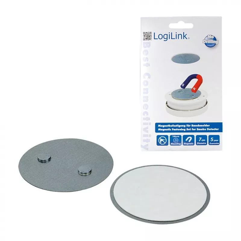 LogiLink SC0005 Magnetischer Rauchmelder-Befestigungssatz