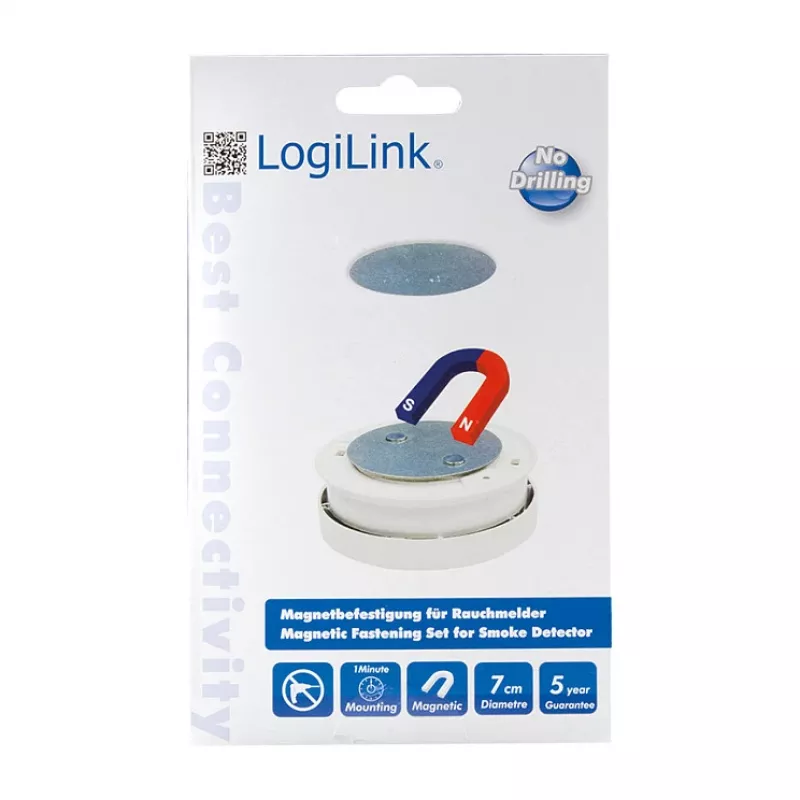 LogiLink SC0005 Magnetischer Rauchmelder-Befestigungssatz