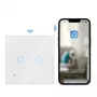 Logilink SH0112 WiFi Smart EU Light Switch, 2-Gang, Weiß, Tuya-kompatibel