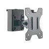 LOGILINK Slatwall Schwenkbare Monitorhalterung, 13-27 Zoll, VESA 75/100, 8 kg, Schwarz