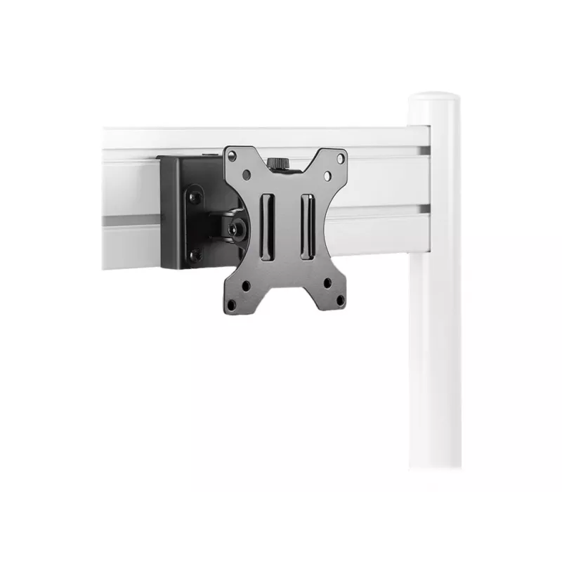 LOGILINK Slatwall Schwenkbare Monitorhalterung, 13-27 Zoll, VESA 75/100, 8 kg, Schwarz
