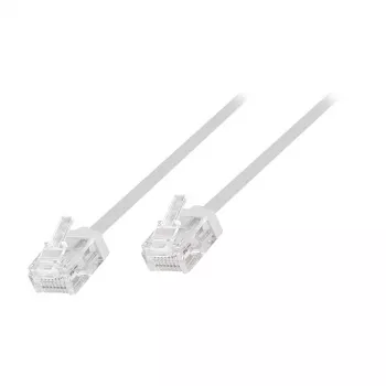 LogiLink Slim High-Flex Cat.6A U/UTP Patchkabel, 2 m, Weiß