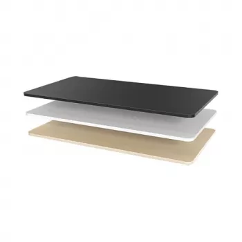 LogiLink Tischplatte, 3-teilig unterteilt, 1200x600 mm, Naturholz