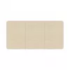 LogiLink Tischplatte, 3-teilig unterteilt, 1200x600 mm, Naturholz