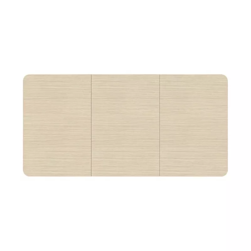 LogiLink Tischplatte, 3-teilig unterteilt, 1200x600 mm, Naturholz