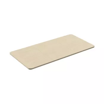 LogiLink Tischplatte, 3-teilig unterteilt, 1200x600 mm, Naturholz