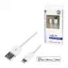 Logilink UA0199 Lightning-Kabel, MFI-zertifiziert, USB-A auf Lightning 8-Pin, Weiß, 1m (Schnellladen & Synchronisieren)